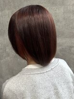 ルイス(L'wis)&nbsp;暖色系ピンク学割U24ケアブリーチ渋谷10代20代30代暗髪Wカラー