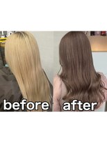 ラル(Lull)&nbsp;ヘーゼルベージュ/髪質改善/個室美容室/カウンセリング重視/今泉