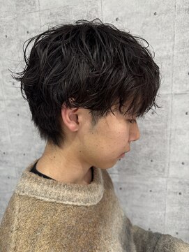 アッシュ 下丸子店(Ash) シャドウパーマメンズ波巻きパーマ韓国センターパートウルフ