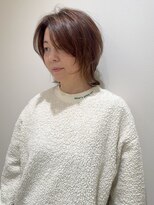 アクシス ナゴヤ(AXIS NAGOYA)&nbsp;イメチェン/ピンクベージュ/アンブレラカラー/前髪/名古屋/名駅