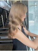 ミディアムレイヤーカット/似合わせカット/大人ガーリー/20代