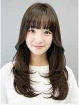 リタ 枚方(Rita)&nbsp;夏カラー暗めロングレイヤー×ブリーチなし◎夏韓国風ヘア