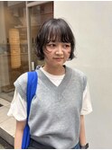 ボブパーマのフェイスレイヤー
