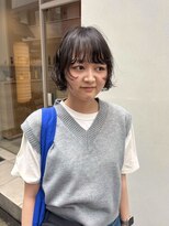 メルト 西梅田店(melt) ボブパーマのフェイスレイヤー