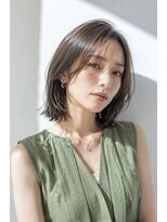 アッシュ 学芸大学店(Ash) ボブ/大人女性/シアーグレージュ/白髪ぼかし/脱白髪染め