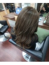 ルッカヘアガーデン 鶴ヶ島店&nbsp;ミントベージュ/赤みなしカラー/透明感カラー