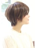 【30代40代50代】　ひし形シンプルショート