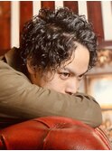 男のパーマで色気全開