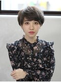大人ショートボブ「ラサンテ×抜け感」
