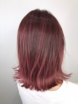 チェレ ロッソ 金剛店(Chere rosso)&nbsp;REDバレイヤージュ×赤味カラー×外ハネ