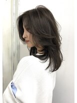 アリュウル 表参道 青山(Allure)&nbsp;韓国ヨシンモリ×グレージュカラーロングレイヤー　【千葉】