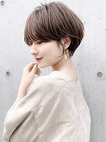 ショートボブ【スリークボブ/アッシュブラウン/厚めバング】小林