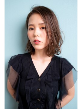 テンポヘアー(tempo hair) 小顔に見える耳掛けエアリーボブ【tempo 前谷】