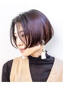 ショートボブ#ブリーチなし#ショートカット#ダメージレスカラー