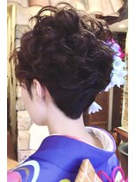 グランアージュ 柏西口店(grandage)&nbsp;成人式 卒業式 振袖 袴 ヘアセット/アレンジ/ハーフアップ/柏 m