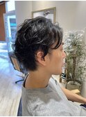 メンズミディアムパーマ