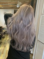 リード バイ ラグーン(LEAD by LAGOON)&nbsp;ホワイトミルクティーケアブリーチバレイヤージュグラデーション