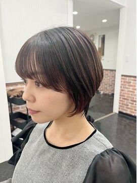 ピース(PEACE) 30代40代/ハイライト/インナーカラー/ショートカット/白髪染め