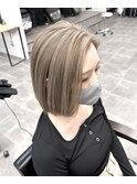 シンプルボブ_ショコラアッシュヘルシースタイル_S83