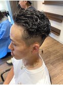 波巻きツイストスパイラルパーマツイストパーマスパイラルパーマ
