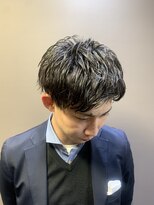 ヒロギンザ 恵比寿店(HIRO GINZA)&nbsp;ツーブロックビジネスショートフェードスパイラルツイストパーマ