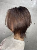 ミディアムショート レイヤー