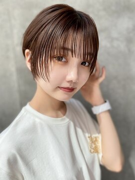 ユアーズヘア 神楽坂店(youres hair) 耳掛けボブ　前下がりボブ　内巻きワンカール　ミニボブ