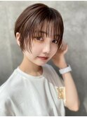 耳掛けボブ 前下がりボブ 内巻きワンカール ミニボブ