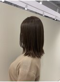ボブ×顔まわりレイヤー
