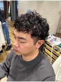 ショートウルフパーマ