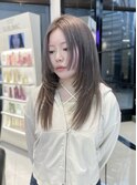 #NANAKO ハッシュカット×クリームブロンド