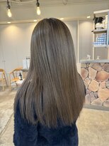 ファンド 千葉(fand)&nbsp;白髪ぼかしハイライト/オリーブベージュ/イメチェン