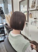 ミニボブ＊オリーブベージュ