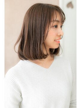 カバーヘア ブリス 志木南口駅前店(COVER HAIR bliss) 艶カラーグレーベージュ美髪AラインボブカールZ志木20代30代40代