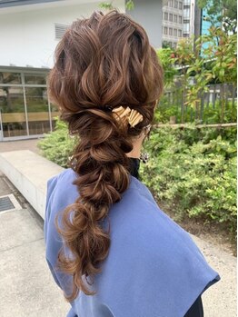 セットサロンエイト(set salon 8eight.)の写真/【栄】定額ヘアセット¥1100★結婚式やLIVEなど!!あなたの大切な日の思い出に華を添えます…☆