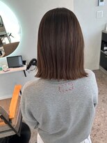 モアナ バイ ラナ 甚目寺店(MoanA BY LANA)&nbsp;デザインカラー/レイヤーカット/ウェットヘア/オリーブベージュ