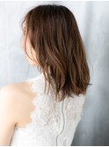ことりベージュニュアンスパーマレイヤーロングb天王台20代30代