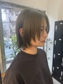 オーク 恵比寿(OAK) 少しウルフ感のあるヘアオリーブカラー色落ちも可愛くなるように