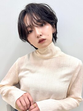 クレム 博多駅店(ChLem) ショートパーマ ハンサムショート 前髪長め 福岡美容室