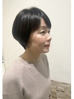 グレースバイハピネス(grace by happiness) 30代40代50代/大人ナチュラル/くびれショート/グレージュカラー