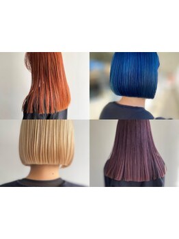 絶妙な抜け感を演出するnullusの透明感カラー♪ケアブリーチで傷みを軽減、お洒落なハイライトも◎