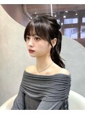 韓国ヘア ワンホンヘア くびれヘア レイヤーカット