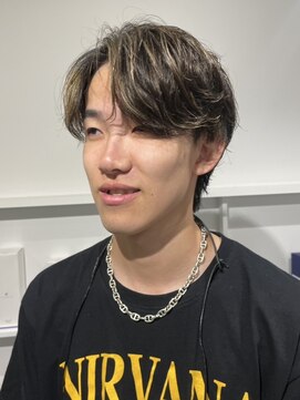 メンズサロン シニエバイビセオ 植田 天白(Signet by VISEO) 【Signet by VISEO/シニエバイビセオ】ハイライト/メンズカラー