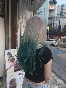 クレア 茅ヶ崎(CREA) ハイトーン/グラデーション/デザインカラー緑