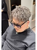 MEN’S HAIR/ツイストパーマ/ホワイトメッシュ/札幌/大通り
