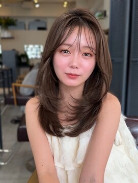 コート 表参道(Cote) 美髪レイヤーカット／顔まわりレイヤー／ロングレイヤ 一/前髪