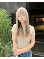 ナナ(NANA)&nbsp;ホワイト/ベージュ/ブラウン/デザインカラー/ブリーチ