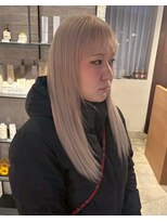 クラン バイ ナチュラル(clan by Natural)&nbsp;韓国風ヘア/艶ハイトーンカラー/ケアブリーチ/ホワイトベージュ