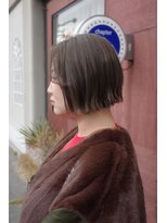 チャプター 問屋町(chapter)&nbsp;髪質改善ミニボブパツっとボブブリーチなし透明感ケアカラー
