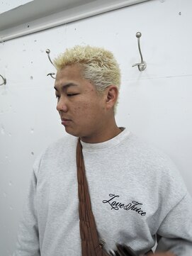 ウェルネス(Wellness) メンズ/ハイトーン/イージーパーマ